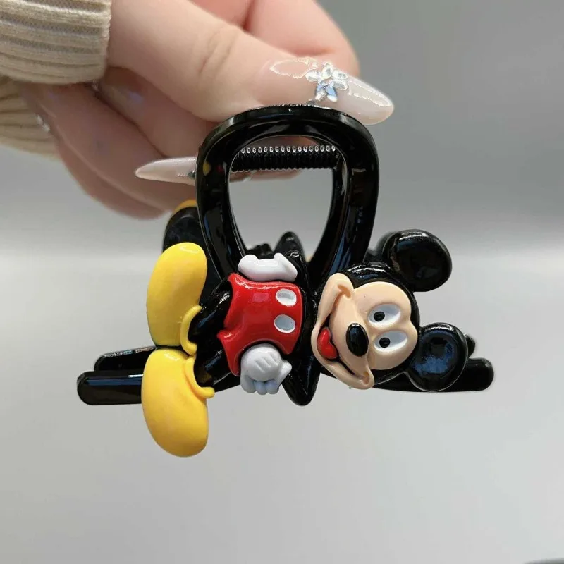 Disney Mickey Mouse Claw Clip Cartoon Hair Claw Women Cute Hair Clips Hairpins Barrette Headwear Fashion Hair Accessories Gift