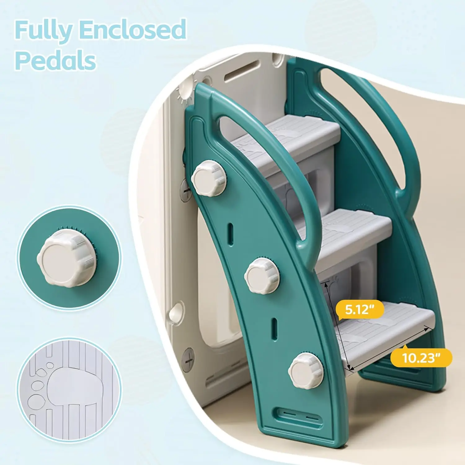 Toddler Slide Indoor Slide for Toddlers for Kids Indoor Slide Baby Plastic Play Slides with Basketball Hoop and Ball