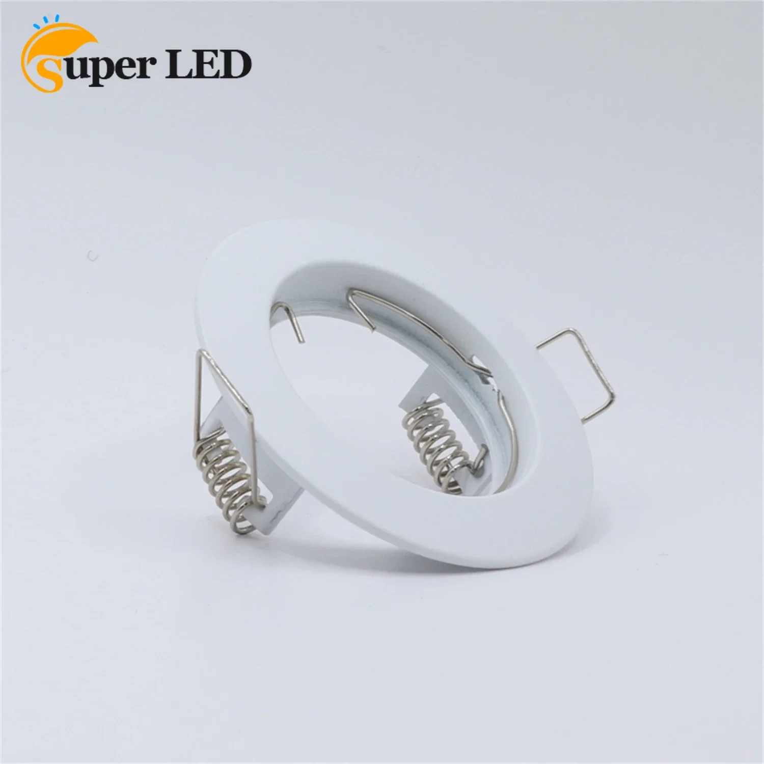 

Recessed GU10 MR16 GU5.3 Fitting White Ceiling Downlight Fitting Cut Out 55mm Fixture Frame