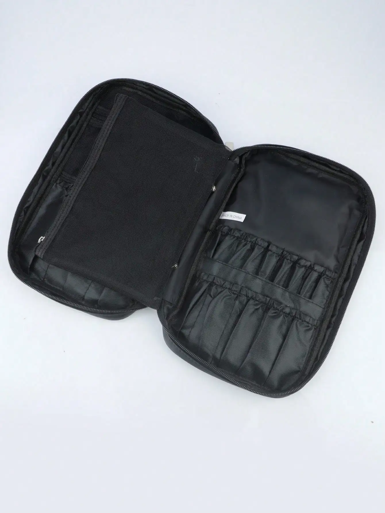 1 Pcs Makeup Brush Bag Portable Cosmetic Brush Storage Case Travel Make Up Organizer Bag With Brush Slots Beauty Tools Pouch