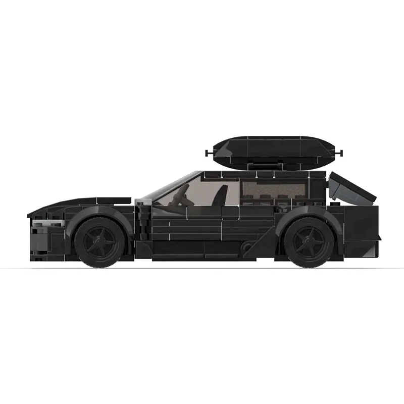 MOC Kreatives Design Mini RS6 Supersportwagen Baustein-Modell DIY Lehrreiches Montage-Spielzeug für Kinder Geburtstagsgeschenk Dekoration – Detail 6
