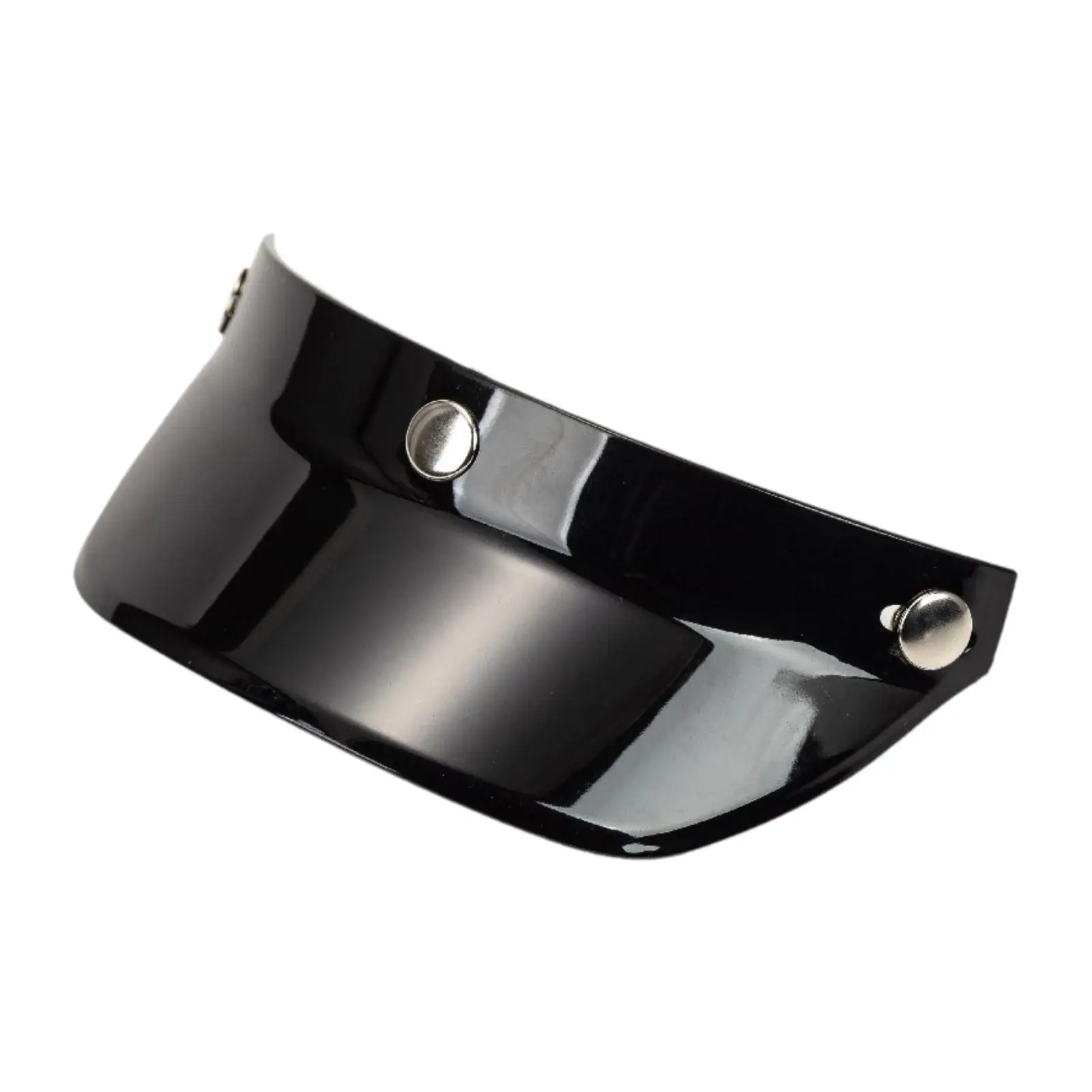 Motorcycle Helmet Visor Peak Shield Easy Installation 3 Snap Sun Protection