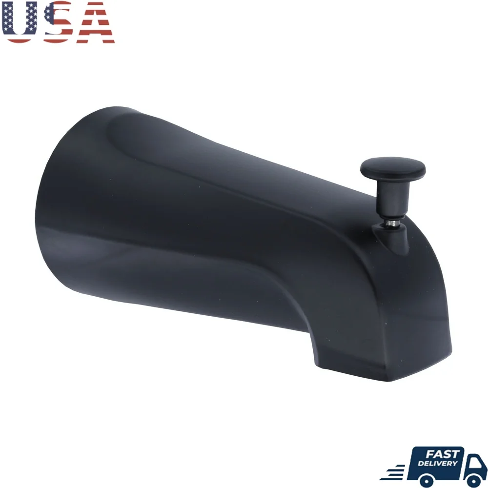 

Универсальный носик для ванной комнаты, переключатель, матовый черный металлический конструктор, монтажный комплект «сделай сам», совместимый с медными резьбовыми трубами