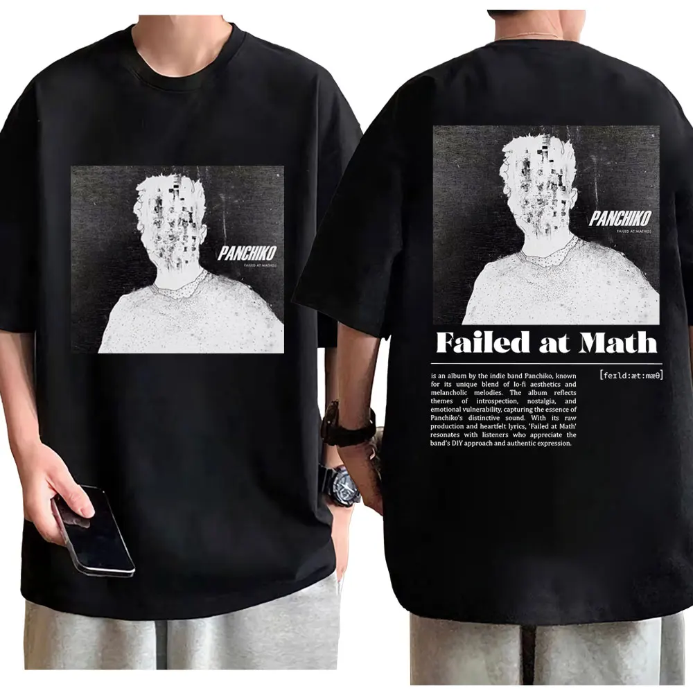 

Limited Panchiko Failed At Math Album Poster Graphic T Shirts Unisex Fashion Rock Hip Hop T-shirt Casual Loose Cotton T-shirts