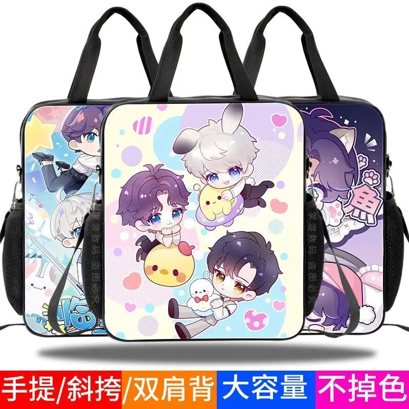 Love And Deep Space High-Value Simple Unisex Tutoring Bag Cartoon Q Version Large Capacity Spine Protection Backpack Trendy Ani