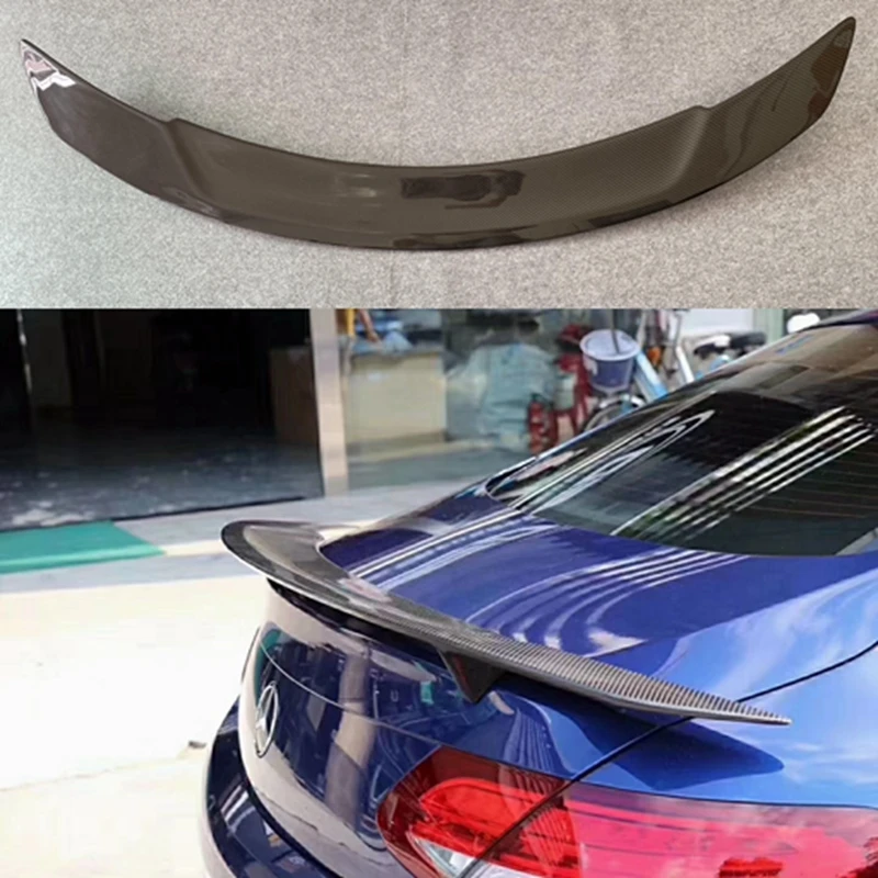 

C-Class 2DOORS Carbon Fiber / Black RT Style Rear Trunk Spoiler FOR Mercedes Benz W205 Coupe 2015+ C63 C200 C250 C350