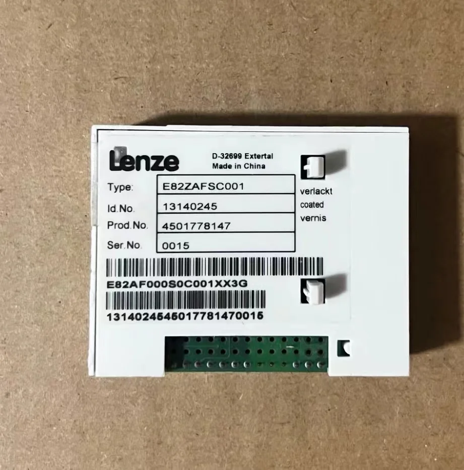 Used  E82ZAFSC001  Lenze   IO interface module  tested  ok