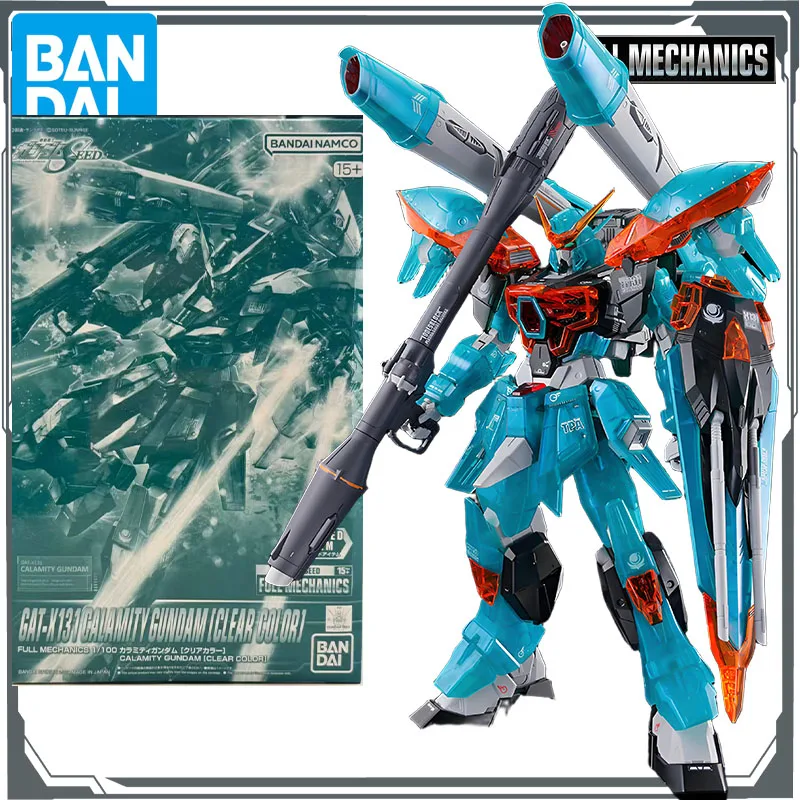 

Bandai оригинальный набор моделей GUNDAM FULL MECHANICS Calamity Gundam CLEAR COLOR FULL MECHANICS1/100 аниме фигурка в сборе модель игрушки