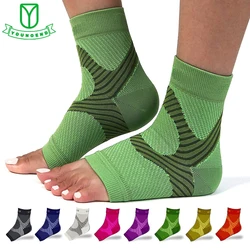 Attelle de compression de nuit pour fasciite plantaire, chaussette de soutien du talon, attelles de pied, 1 paire