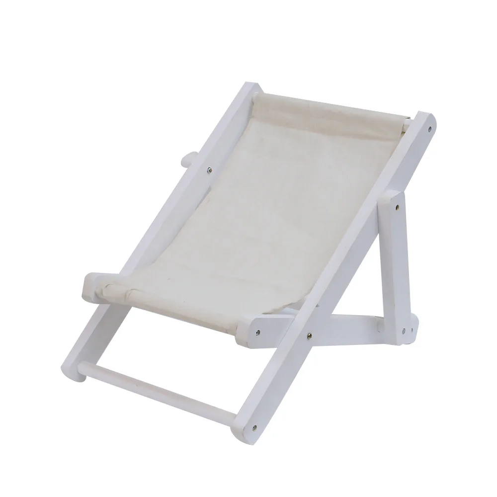 Baby Photo Chair White New Newborn Photography Props Beach Deck Chair Wooden Retro Folding Posing Sofa Studio Shooting Furniture