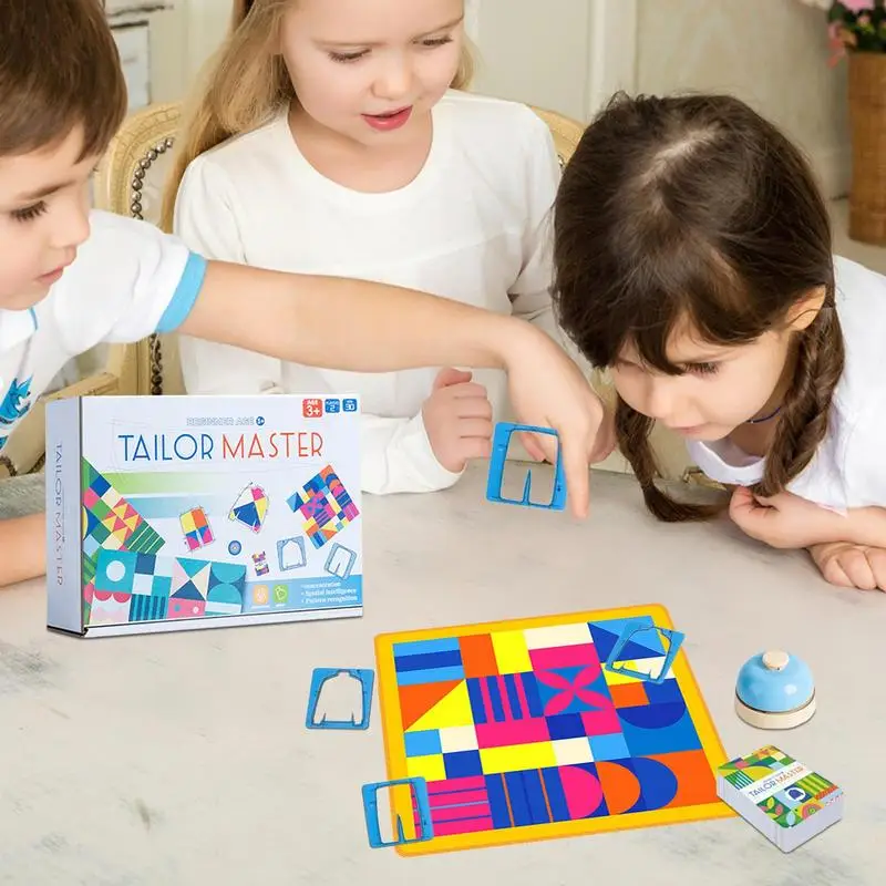 Tailor Master Board Game Children Drawing Colour Matching Game Children's Educational Thinking Concentration Training Toy