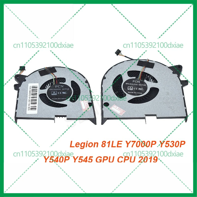 For LENOVO Legion Y7000P 2019 Y530P Y540P Y545 CPU GPU FAN Cooling 5V 0.5A