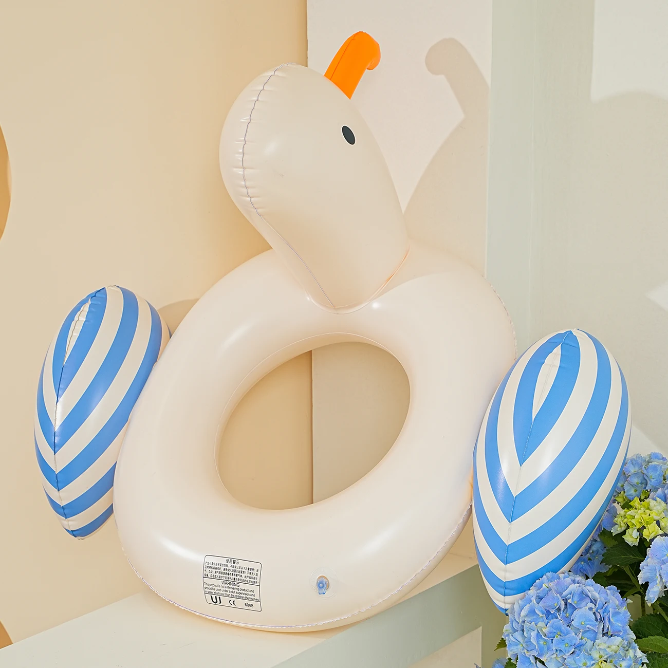 Anneau de natation mouette, flotteurs de piscine d'été, aide à la natation sur la plage et la piscine, jouets de plage pour fête à la piscine, 1 pièce