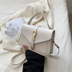 White 2024 Fashion Luxury Woman Handbag Trend Women Girl Shoulder bag Bright PVC Crossbody PU Purses Women's Leather Tote bag