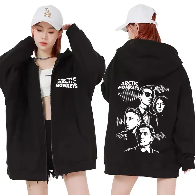 Arctic Monkeys Rock Band Zipper Hoodies I Wanna Be Yours 505 Do I Wanna Know? Hoody Men Women Retro Zip Up Jackets Sweatshirts