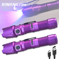 30W 395nm UV Flashlight USB-C Rechargeable Powerful Black Light for Pet Urine Detection And Resin Curing