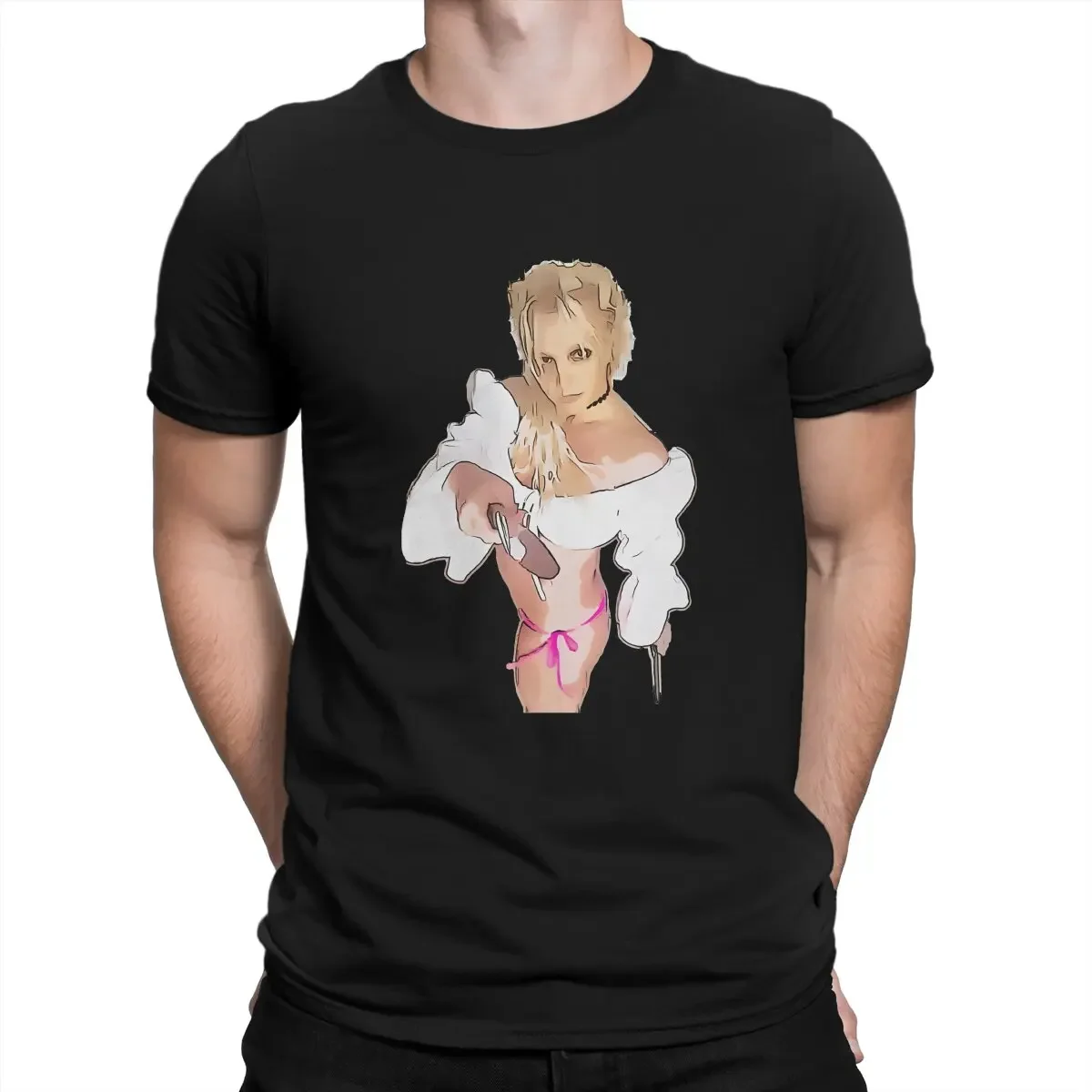 

Short Sleeve Britney Spears O Neck Tops Birthday Present harajuku graphic Men T-Shirt Knife Dance Fashion Pure Cotton Tee Shirt