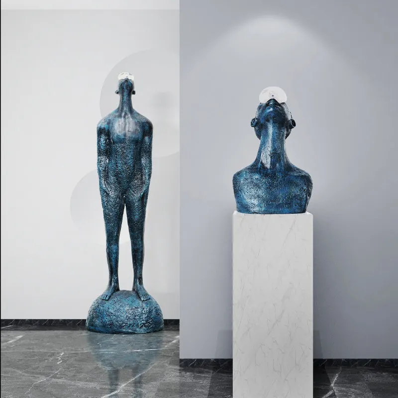 Abstract sculptures, ornaments, sales offices, hotel high-end, large-scale modern figures, creative decorative art customization