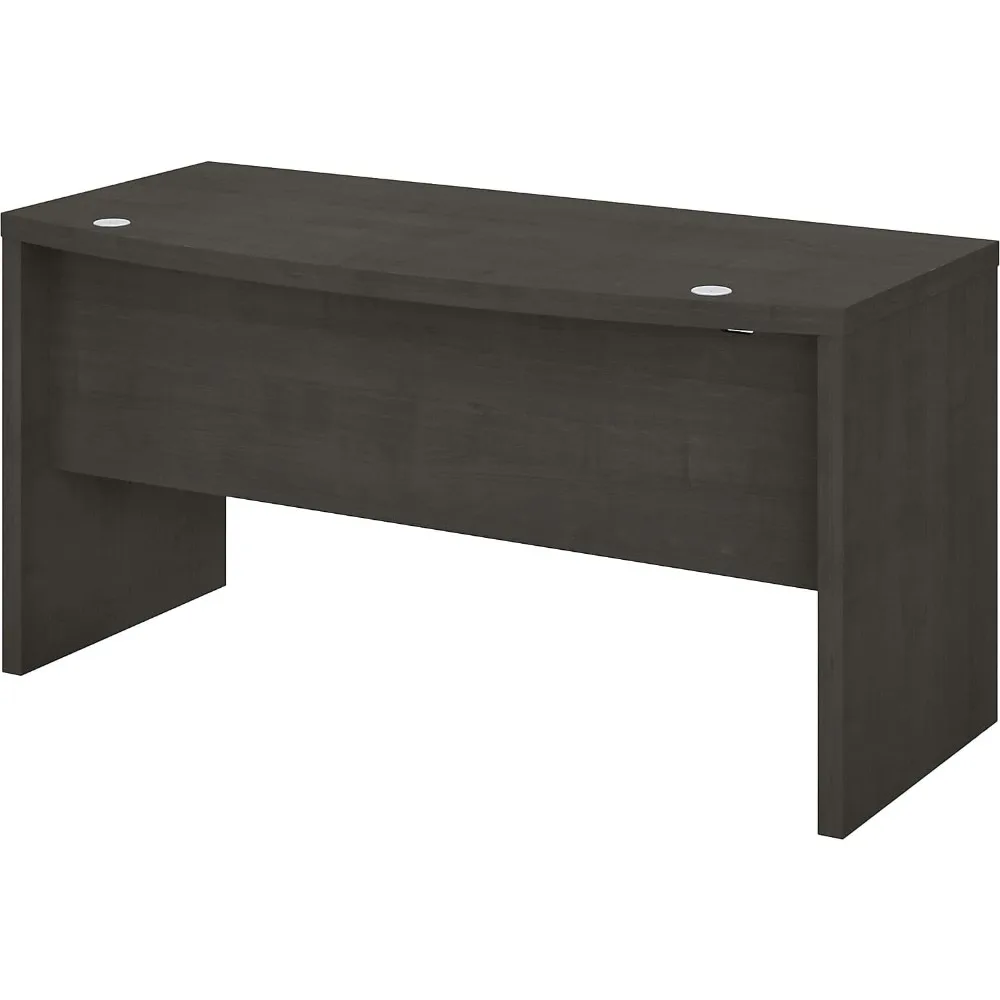 

Bow Front Desk with Wire Management | Echo Collection Office Computer Table for Home Office with Quick-to-Assemble