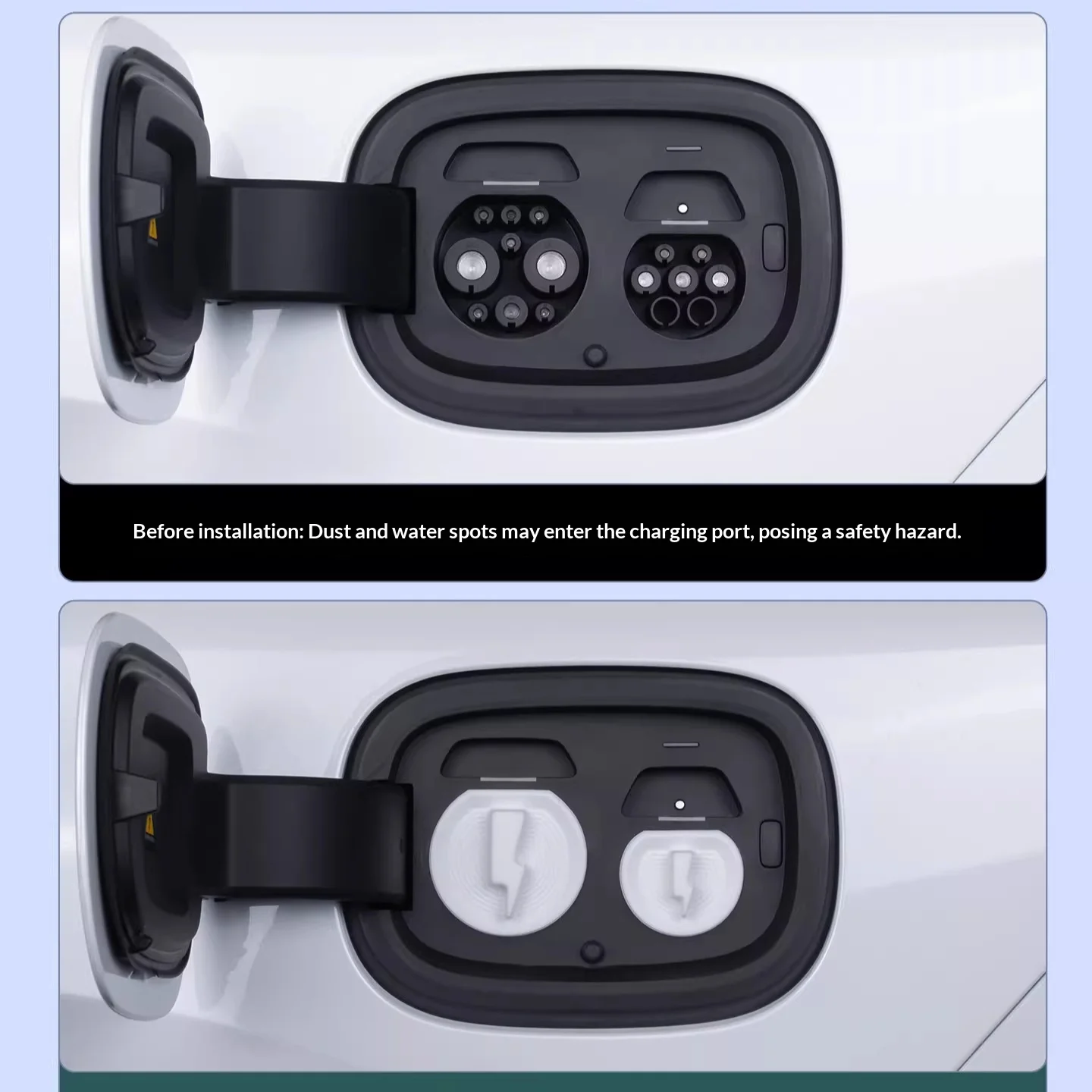For Li Lixiang L6 L7 L8 L9 Custom Molded Magnetic Charging Port Cover Dustproof Fogproof Waterproof Silicone Protective Cover