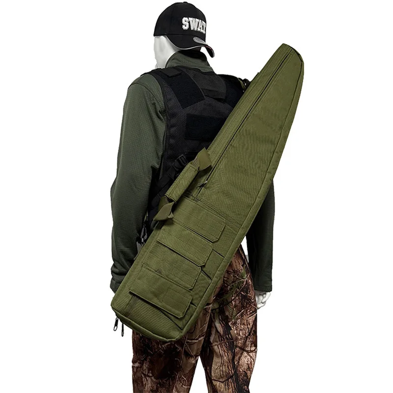 

70cm/98cm/118cm Outdoor Military Tactical Gun Storage Bag Hunting Shooting Shotgun Carrying Box Rifle Shoulder Pad Bag