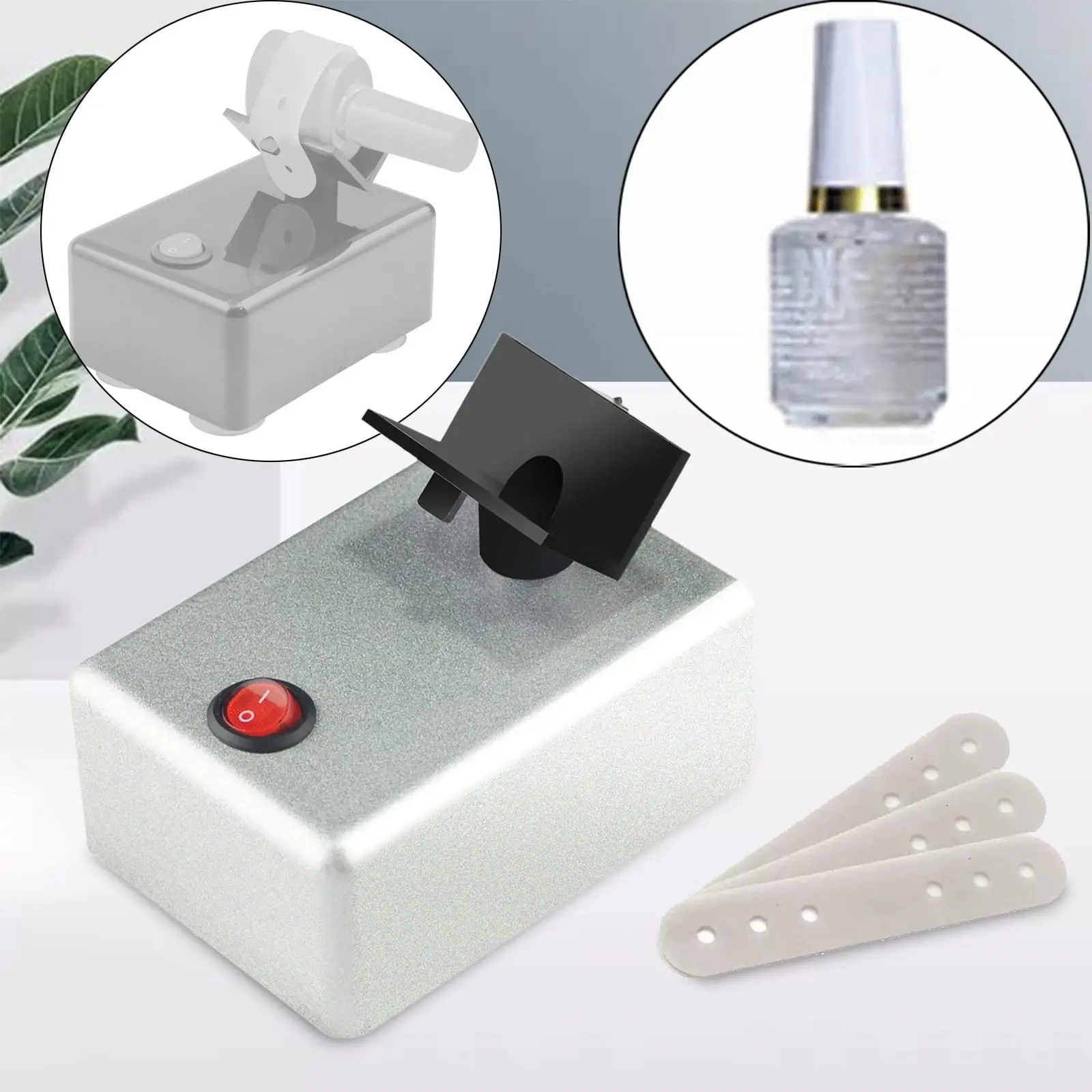 Portable Nail Polish Shaker Easy to Use Liquid Vortexer Powerful for Salons