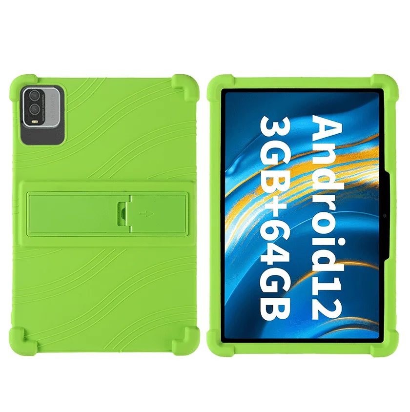 For Acer SOSPIRO AS10L Tablet Case for 10.1 Inches Tablet Kids Friendly Soft Silicone Adjustable Stand Cover Protective Sleeve