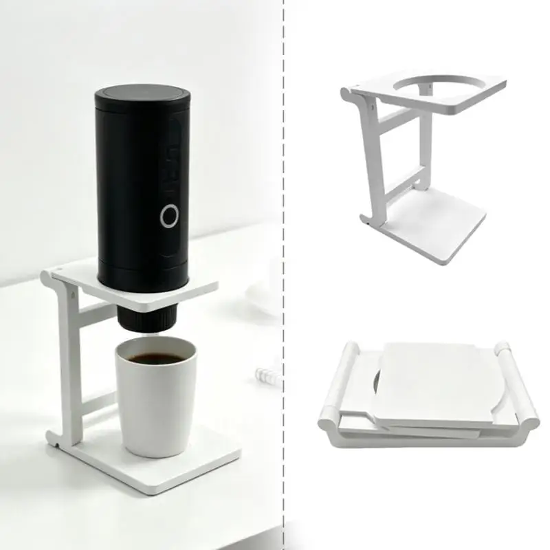 【M】Foldable Portable Coffee Machine Stand Drip Coffee Pot Standing Stand Home Office Travel Camping Coffee Brewing