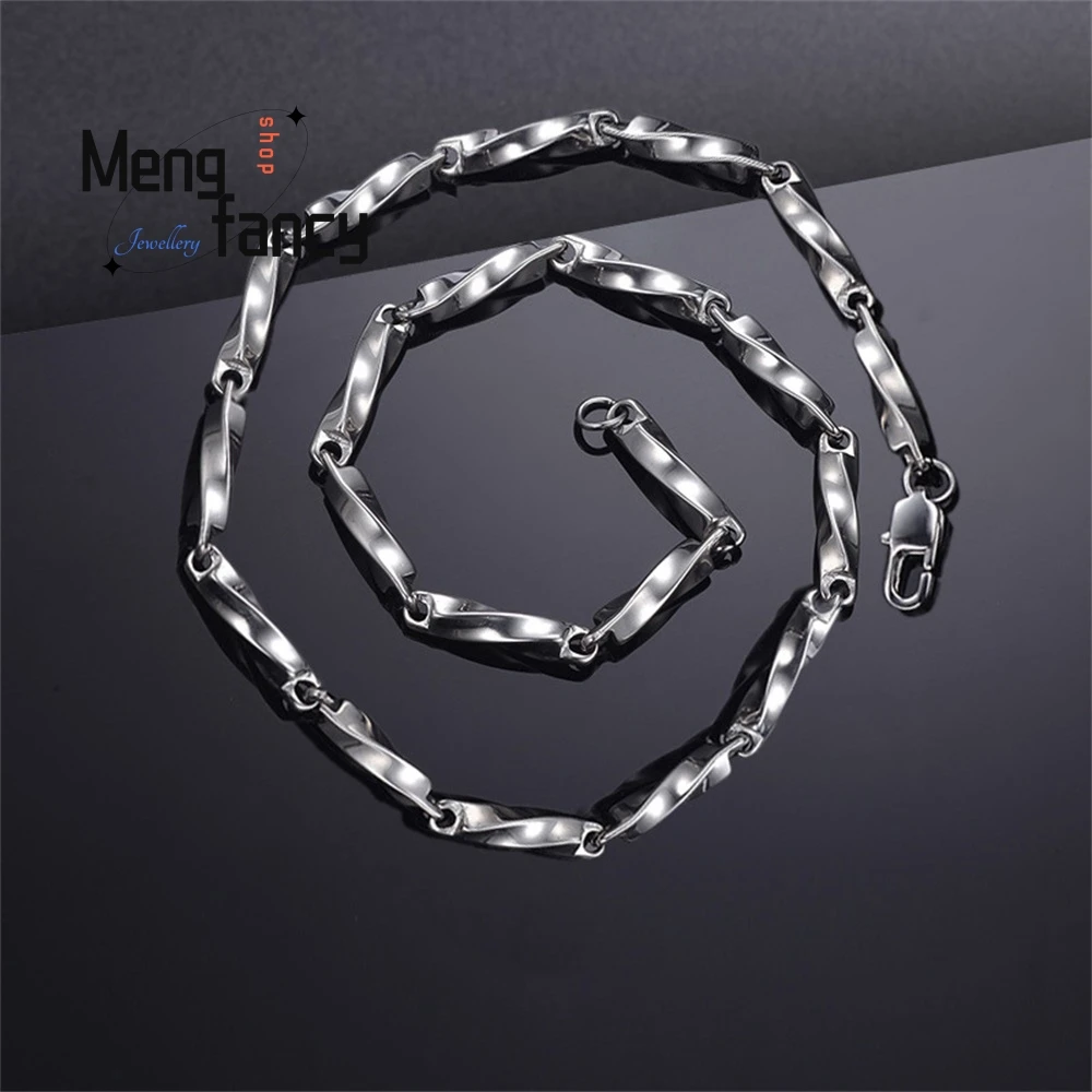 

Mobius Necklaces Men's Trendy Brand, High-End Style, Men's Chain Accessories, Cool And Hip-Hop Fashion Jewelry Exquisite Elegant