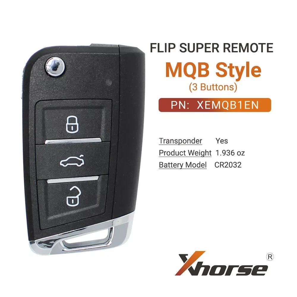 Xhorse XE Series Super Remote Key XEDS01EN XEFO01EN XEMQB1EN XEKF20EN XELEX0EN XEB510EN 1PCS