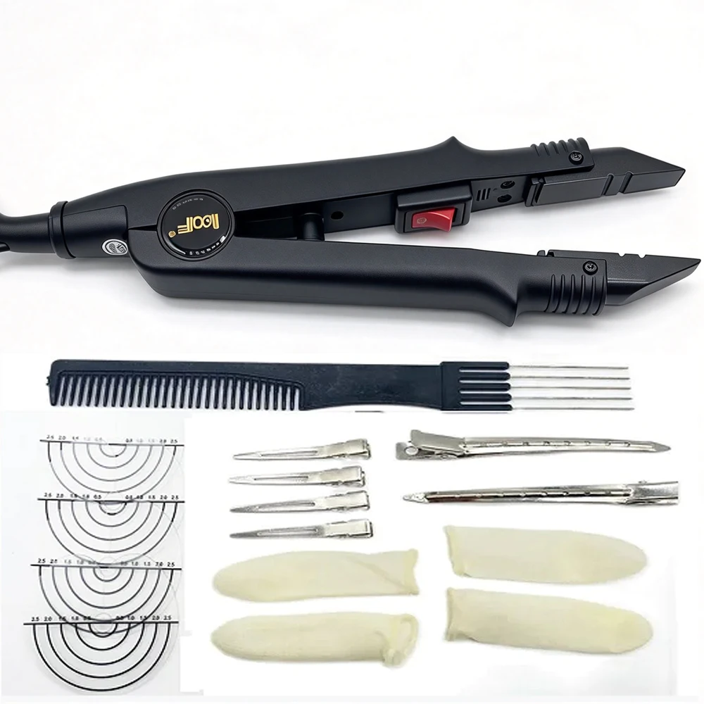 Professional 611B Hair Extension Connector Iron Constant Heat Keratin Fusion Melting Tool Salon Hair Extension Bonding Styling
