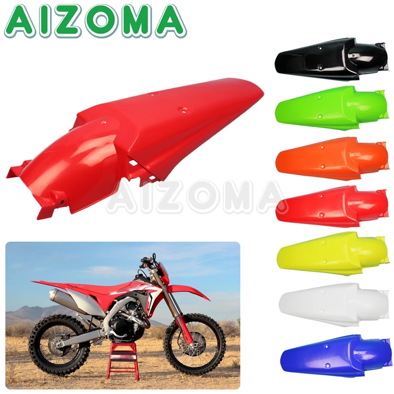 Motocross Enduro Red Mudguards Rear Fender Universal Protector Guards For Honda CRF CRM XR CR 125/150R/250/250R/450M/450R/650L