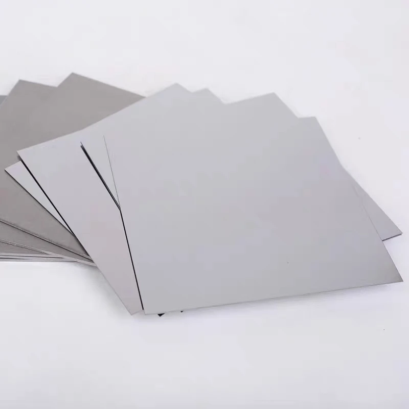 0.05mm 0.08mm bright polishingTitanium Sheet Foil UNS TC4 Ti-6A Titanium Ti Plate Industry lab material