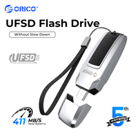 ORICO UFSD 411MB/S Pen Drive Metal Leather USB Flash Drive 512GB 256GB 128GB 64GB USB Stick Pendrives Car Shape Design