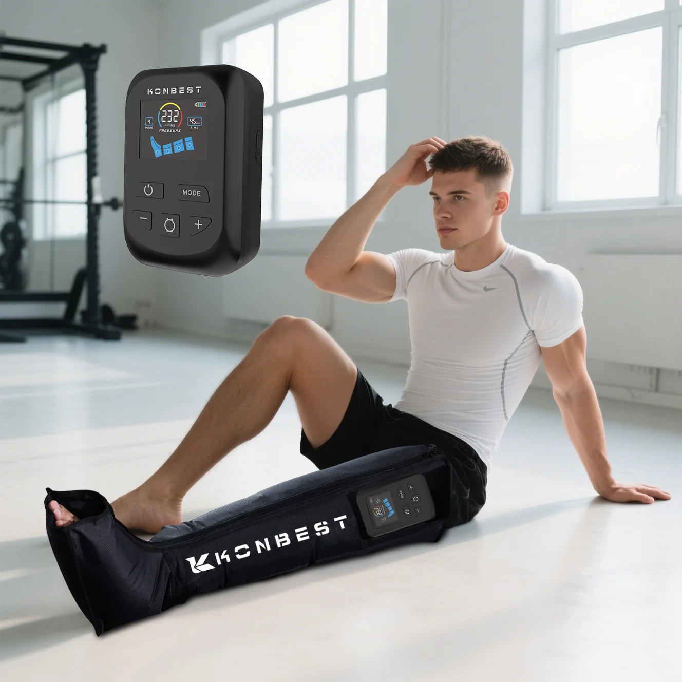 

Air Recovery Compression Therapy System Sports Recovery Boots DVT Pump Therapy Machine Foot Leg Massage