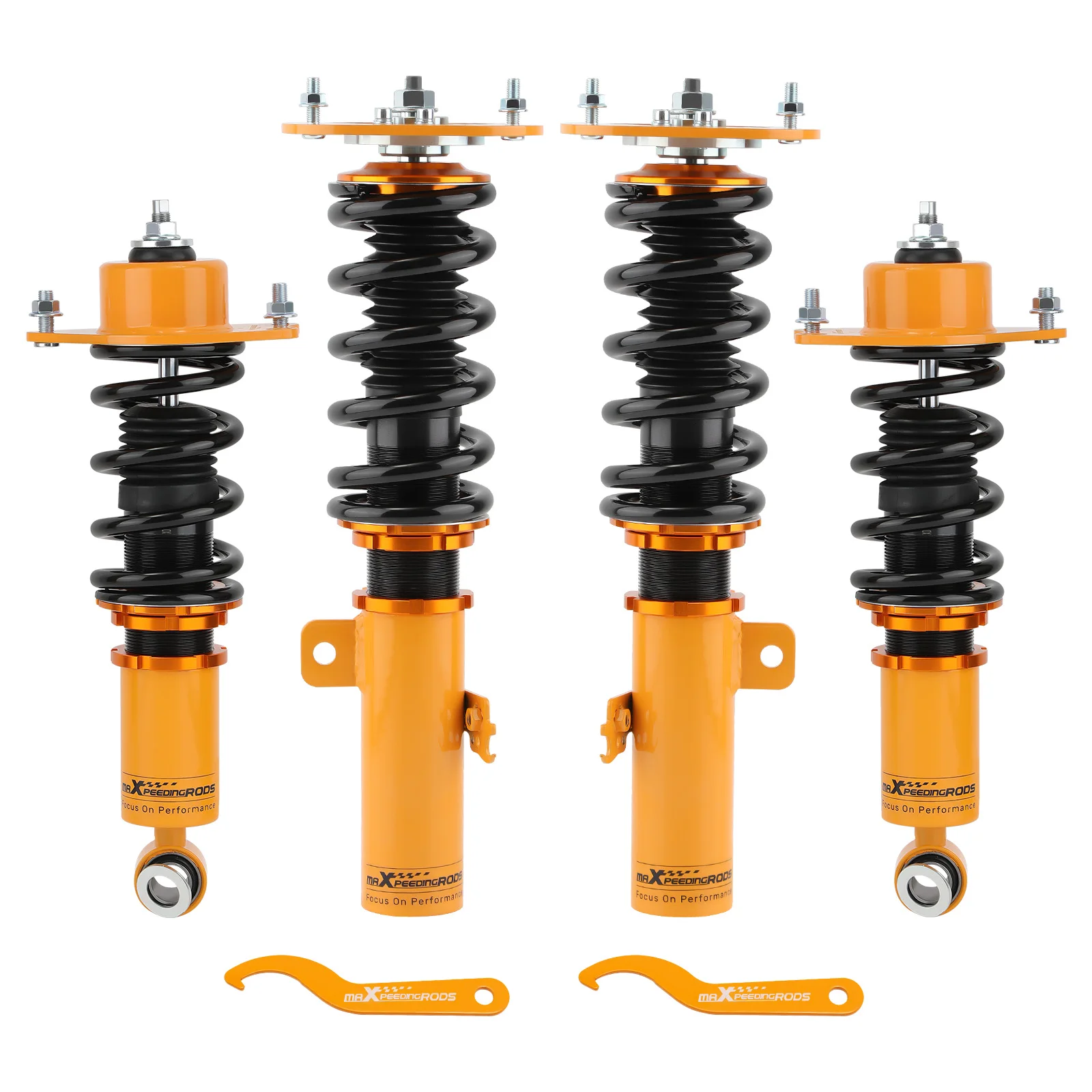 

MaXpeedingrods Height Adjustable Coilover Suspension Shocks for Toyota Corolla E140 E150 E160 E170 09-19