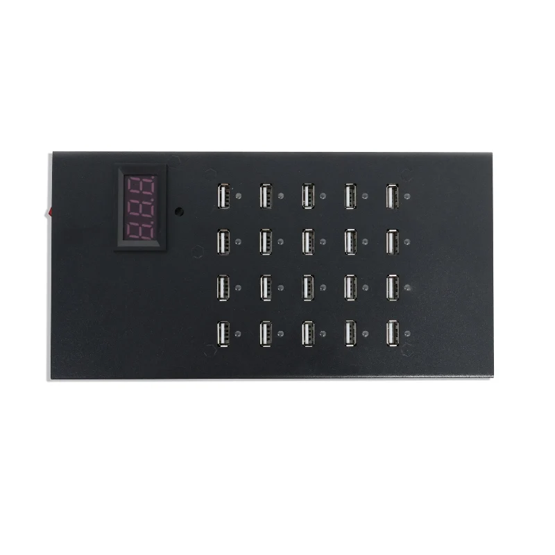 Digital Multi-port Usb Fast Charger 20 Ports Desktop Usb Charging Station for Hotel Mobile Game Studio