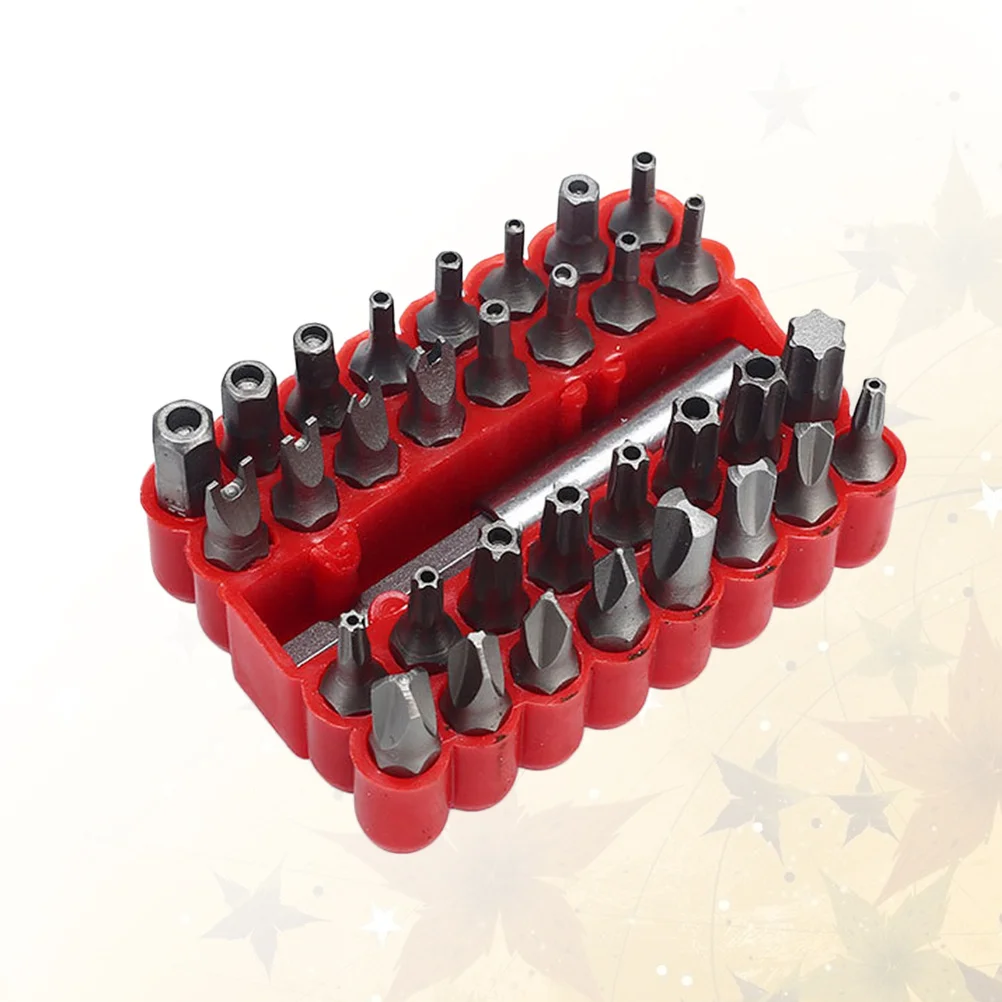 

33Pcs Bit Socket Set Spline Hardened Torque Resistant Star Socket Kit for Cars Trucks Appliances Machinery Repair