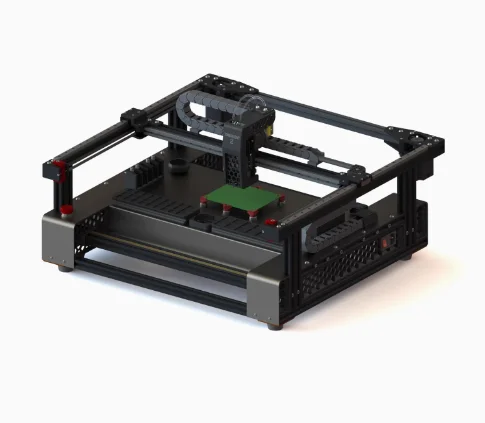 Machine double vision V2 Openpnp second generation with automatic double-head spreader
