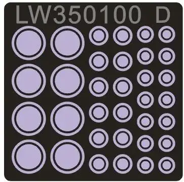 1/35 Scale Vehicle Dials & Placards Sd.Kfz. 9 FAMO (PE+Decal) LW35103 Modeling Upgrade Kits