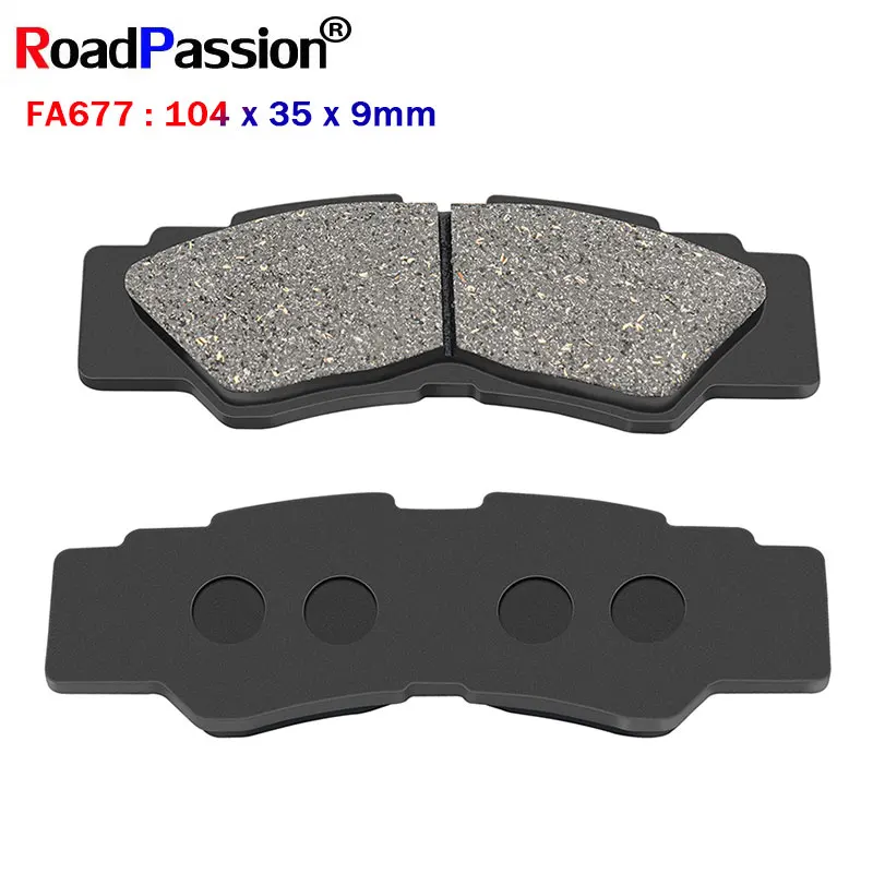 Motorcycle Accessories Rear Brake Pads Disks For YAMAHA YXZ1000R EPS YXZ10PXG YXZ 1000 R SE YXZ 1000 R SS 2HC-25806-00-00 FA677