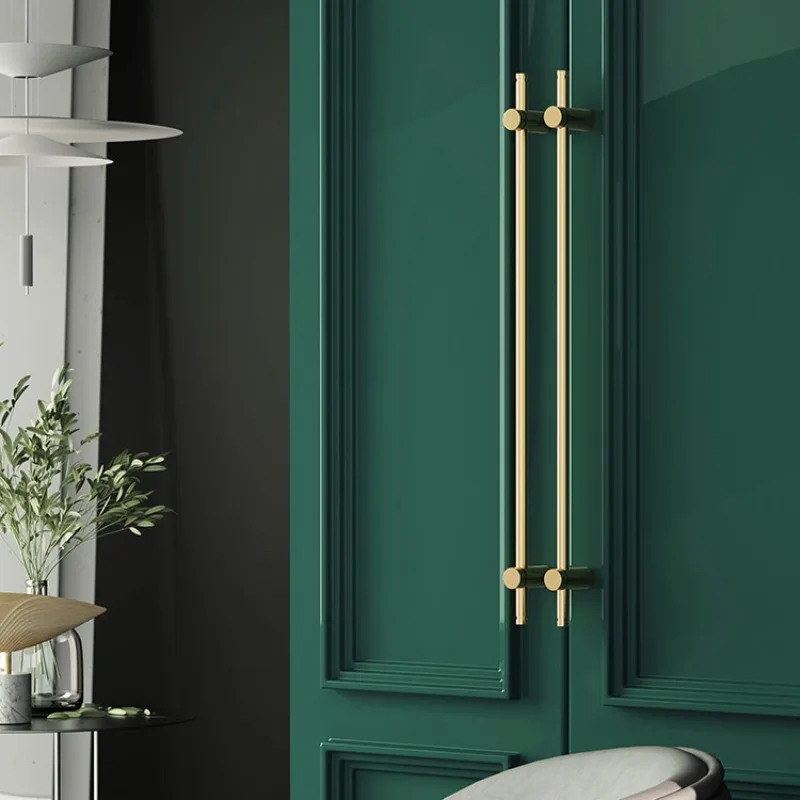 Gold Minimalism Long Brass Furniture Handles Wardrobe Kitchen Cupboard Bedside Cabinet Locker Knob/ Bathroom Furniture Handle