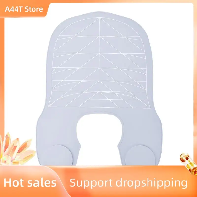 

A44T Silicone Hair Cutting Cape 1PC Waterproof Cutting Collar Stripe Salon Hairdressing Hair Cutting Pad
