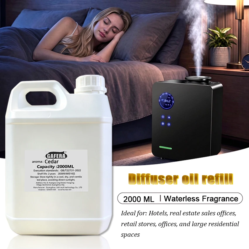 Hotel Scent Diffuser Oil, suitable for hotel aromatherapy diffusers and freestanding large-space diffusers, Shangri-La  2000ml