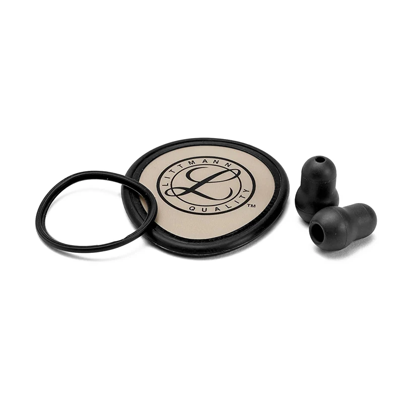 Medische stethoscoop reserveonderdelen vervangende accessoires afstembare membraanvelg montageset 40020, zwart voor Littmann lichtgewicht