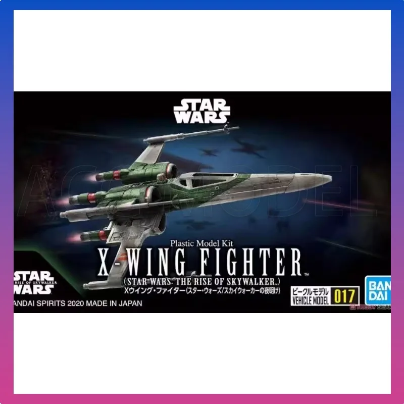 Bandai Original STAR WARS Anime Figure X-WING FIGHTER 017 Action Figure Toys   Gift Collectible Model Ornaments