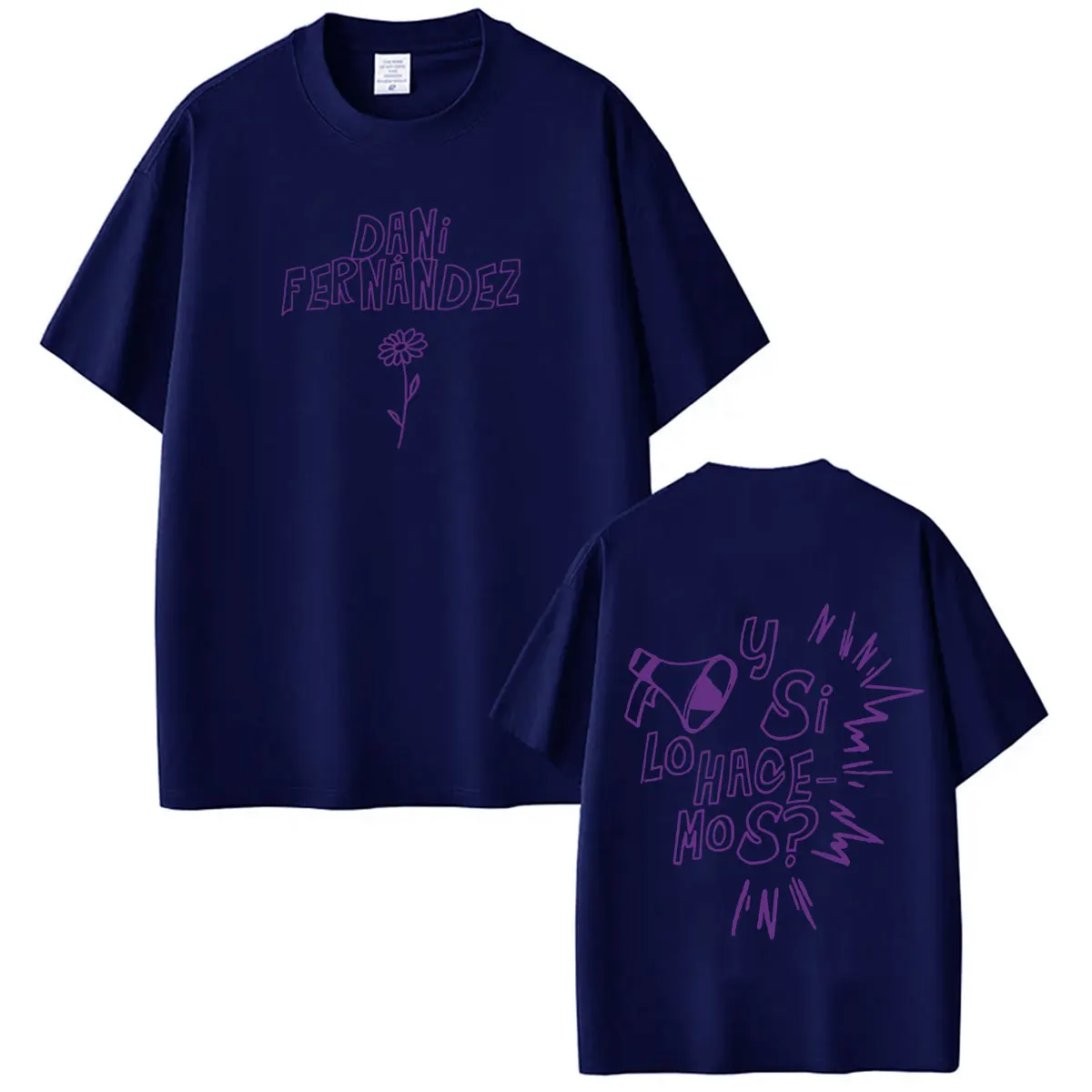 Y Si Lo Hace Mos Dani Fernandez Tour 2026 Bedrucktes T-Shirt für Männer und Frauen Hip-Hop T-Shirt Lässiges Baumwoll-T-Shirt im Ästhetischen Trendigen Stil – Detail 6