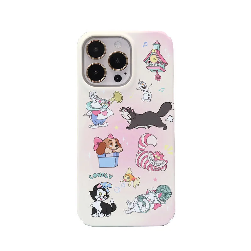 

Ins Pink Knitted Cartoon Mary Dog Case for IPHONE 15PRO MAX 14 13 PRO 13 PRO MAX 15 15PLUS 15PRO Case Acrylic Hard Mobile Cases