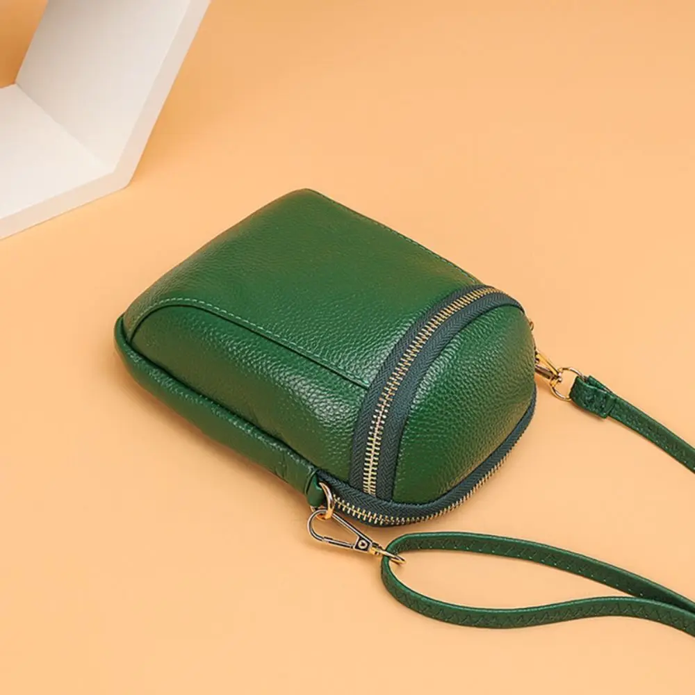 Soft Crossbody Bag Simple Korean Style Waterproof Shoulder Bag PU Leather Coin Purse