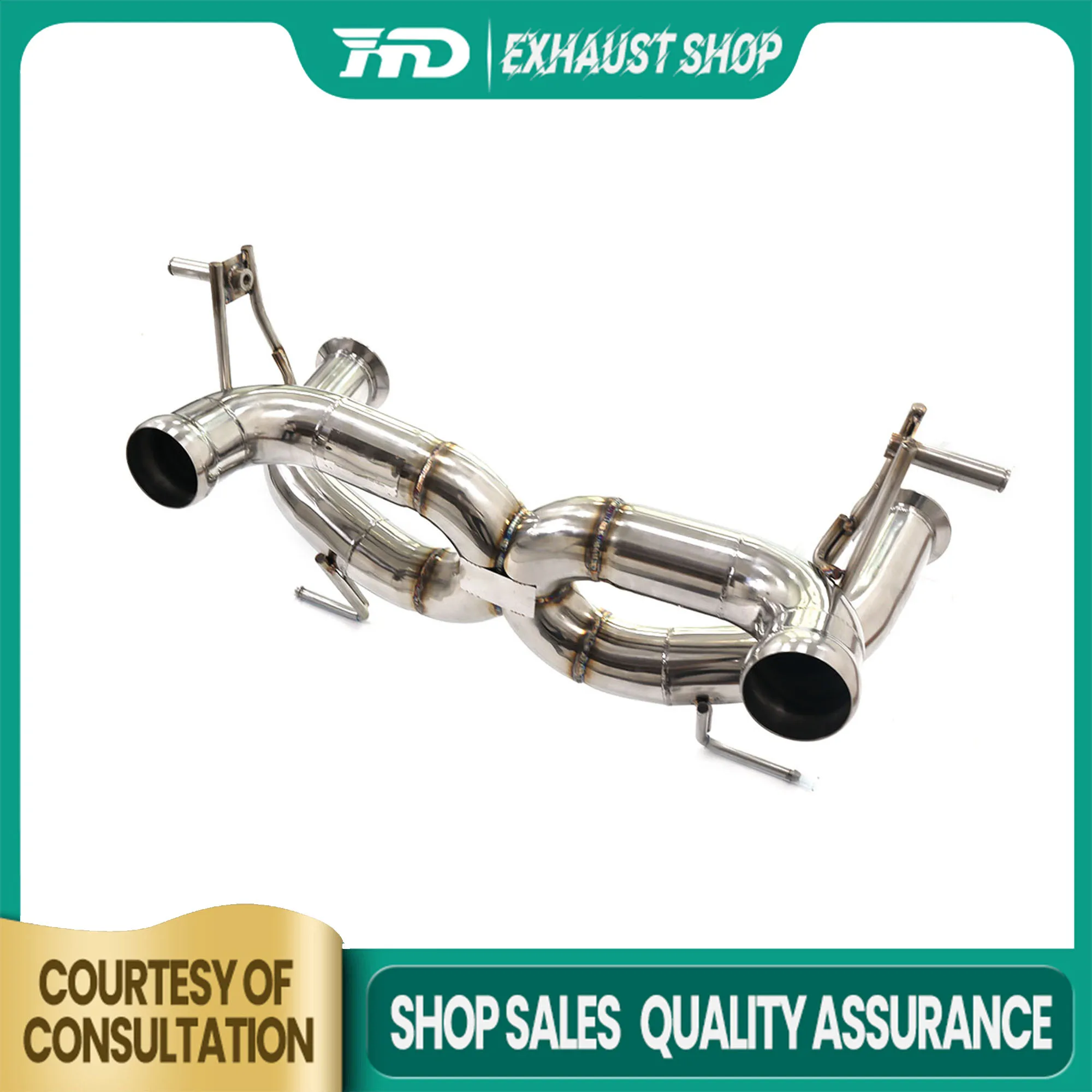 

High Quality Catback For Lamborghini Aventador S LP740 Upgrade SVJ Stainless Steel Exhaust System Non-destructive Installation